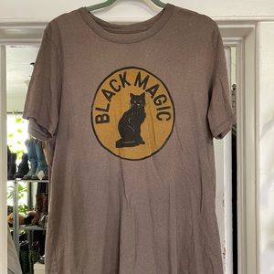 Imogene and Willie x Alpha Industries black magic tee.